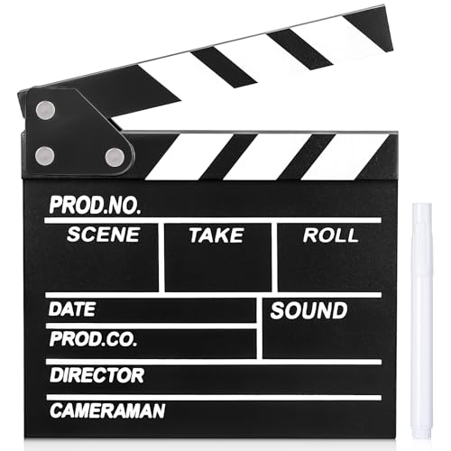 Movie Film Clapboard Hollywood Wooden-Clapper Board Directors Photography Studio Video TV Clapper...