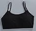 LUSTRA FASHION Girls Wire-Free Training Bra-Adjustable Strap Soft Comfort Vest for Ages 8-18, One Size Fits 85cm Upper Bust Black