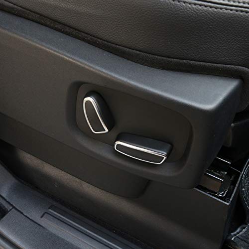 For Land Rover Discovery 4 Range Rover Sport Evoque 2011-2015 ABS Plastic Car Seat Adjustment Switch Knob Cover Trim Accessories 4pcs
