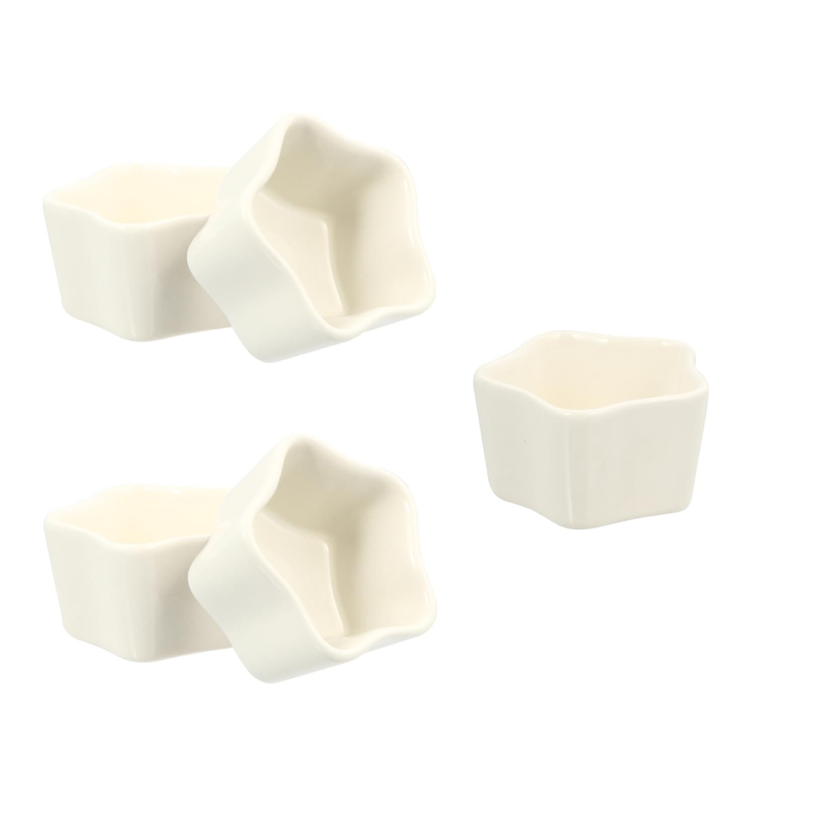 Gatuida 5piezas Taza De Porcelana Para Mousse Molde Creativo De Cerámica Para Hornear Postres Para Hacer Pudines Pasteles y Mousses Casa