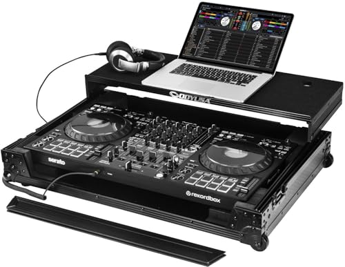 Odyssey 810GSFLX10M Hexagon Industrial Board Glide-style Case for Pioneer DJ DDJ-FLX10 with Wheels