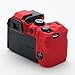 EOS R10 Case, TUYUNG Silicone Protective Housing Case Cover, Compatible with Canon EOS R10 Mirrorless Camera, Red