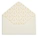 Paper Junkie Letter Paper & Envelopes Set - 60 Sheets (7.2 x 10.2 In) & 30 Ivory Envelopes (4 x 7.7 in), Gold Border, 100 GSM - Vintage Lined Stationery for Love Letters & Invitations