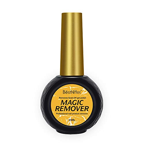 Magic Soak-Off Gel Nail Polish Remover,Professional Remover Nail Polish Delete Primer Acrylic Clean Degreaser For Nail Art Lacquer, Easily & Quickly -15ML (1 Pack)