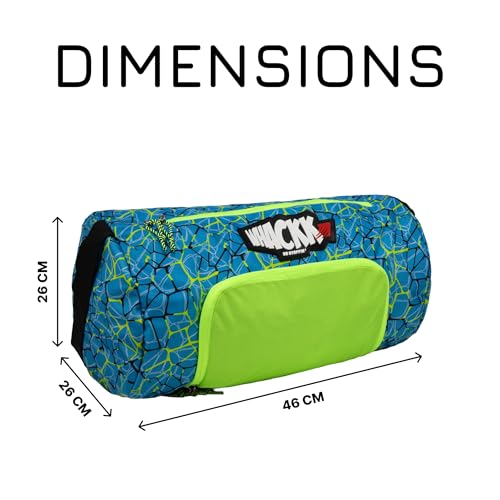 Image of Whackk Track R39 Green 31L Gym Bag, Sports Duffle Bag with Shoe Pocket, Adjustable Strap, Lightweight Multipurpose Travel Bag