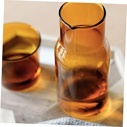 Set de vaso y tetera de vidrio transparente LABRIMP miniatura 4