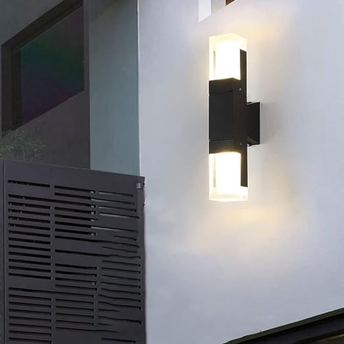 Applique murale extérieur LED en aluminium noir durable de haute qualité - 3