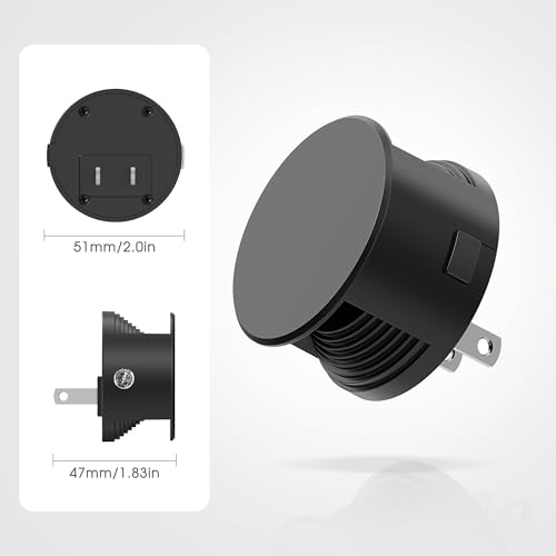 Image of Briignite Night Lights Plug into Wall Dusk to Dawn Sensor Nightlight | [2 Pack] Brightness Adjustable, 5000K Daylight White, Dimmable Plug in Night Light for Bedroom, Hallway, Stairs, Kitchen