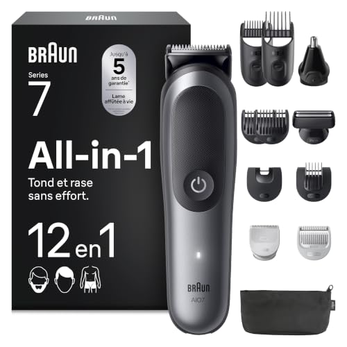 Braun Tondeuse Electrique Homme, Tout-en-Un Series 7...