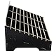 Operitacx Holz 30 Gitter Handyhalter für Klassenzimmer, Handys Aufbewahrungsbox, Desktop Handyhalter Organizer, Multifunktionale Aufbewahrungsbox für Büro Schule Schwarz