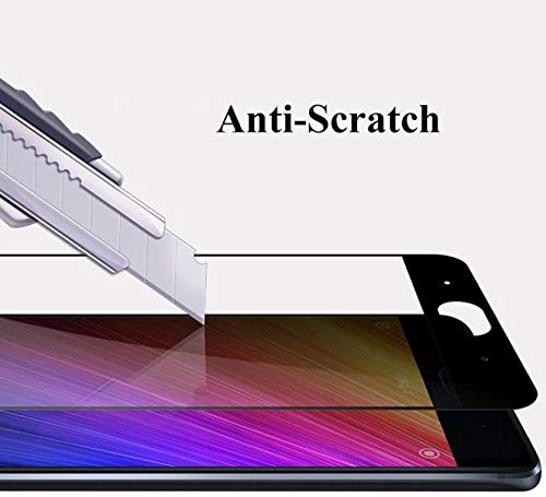 Image of Gorilion | For Redmi 3s Prime | Tempered Glass protector Full Glue Edge to Edge Fit 9H Hardness Anti-Scratch Crystal Clarity Screen Guard for Redmi 3s Prime - Black