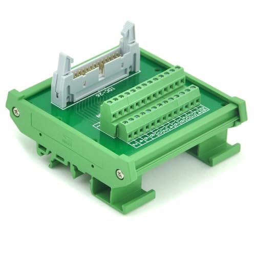 Interfaz IDC-26 para carril DIN que organiza el cableado de control en cuadros eléctricos
