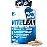 Night Time Fat Burner for Weight Loss Support - Belly Fat Burner for Men & Women with Green Tea and White Kidney Bean Extract - Nighttime Metabolism Booster & Sleep Optimizer to Help Stubborn Fat Loss