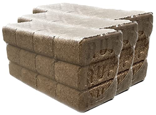 Original RUF briquetas de madera de 30 kg de leña Chimenea Madera Larga Duración ascuas