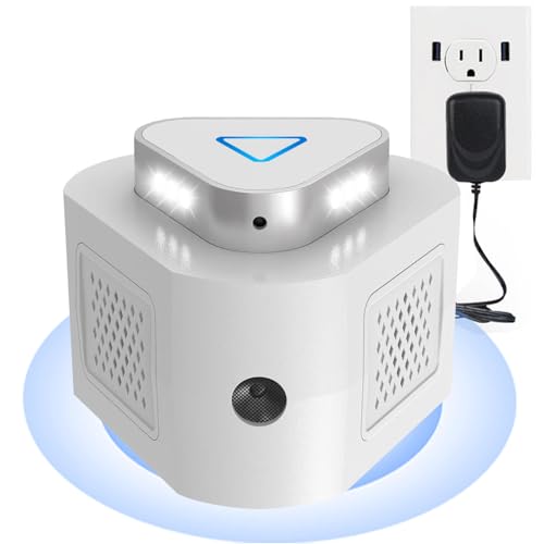 Ultrasonic Mice Repellent Rat Deterrent Plug in 4-Modes Electronic Mouse Repellent Devices Pest...