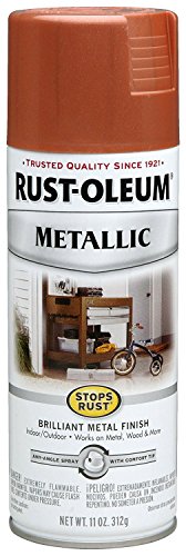 Image of Rust-Oleum 7273830 Stops Rust Metallic Spray Paint, 11 oz, Copper