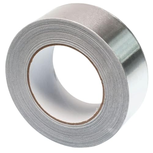 Gocableties - Aluminium Klebeband - 48 mm x 50 m - selbstklebendes Alu-Klebeband - wasser- und hitzebeständiges Band zum Versiegeln, Reparieren und Isolieren - 1 Rolle