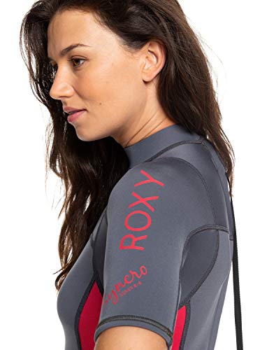 Shorty de surf Roxy Syncro femme 2mm rose pour l'eau tempérée