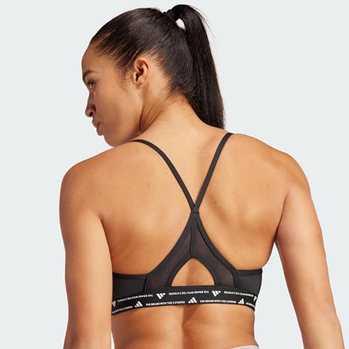 adidas Women's Aeroreact Training 3-Stripes Bra3