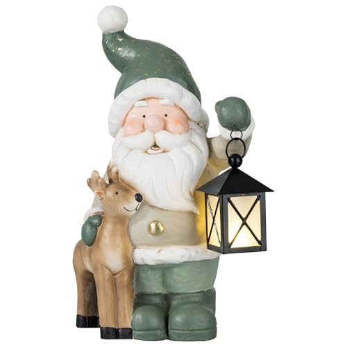 Weihnachtsdeko Figuren Groß 42cm Weihnachtsfiguren Beleuchtet Innen...