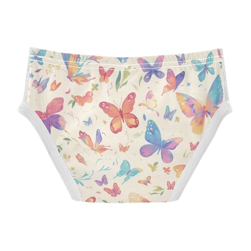 KLL Colorful Butterfly Toddler Boys Pure Cotton Training Underwear Breathable Children Panties2