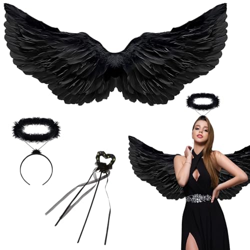 Ailes d'ange et diable costume femme pour vos soirées déguisées de carnaval