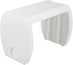 Banco Apoio Tramontina Vira em Polietileno Branco com Porta Copos