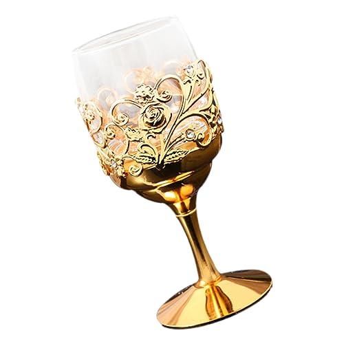 Verres à vin clairs de qualité supérieure aux reflets dorés - 7