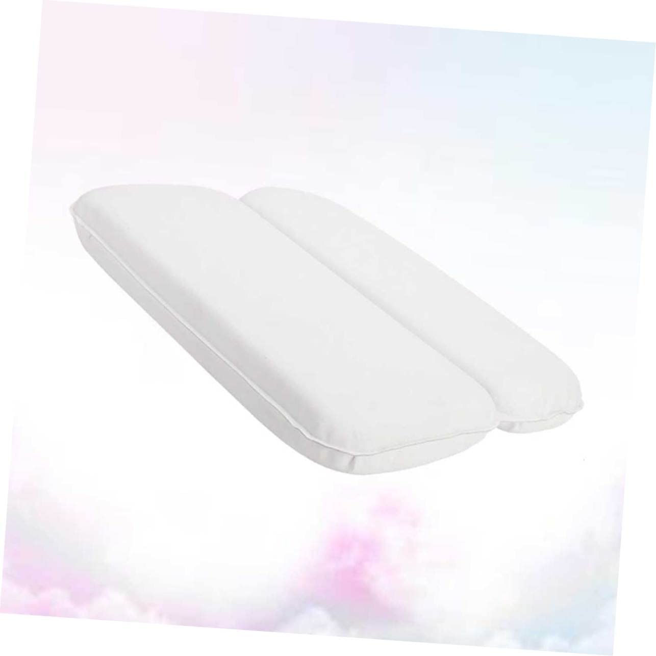 Cuscino Bagno in PU con Ventosa Supporto Cervicale Ergonomico per e Spa Traspirante e Durevole