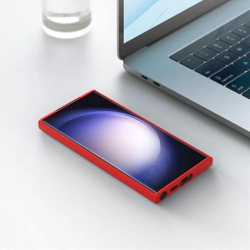 ULXITEYU Soft TPU Slim Case for Samsung Galaxy S25 Ultra, Lightweight, Snug Fit, Drop-Resistant, Shock-Absorbent, Scratch-Resistant, Red - image 7