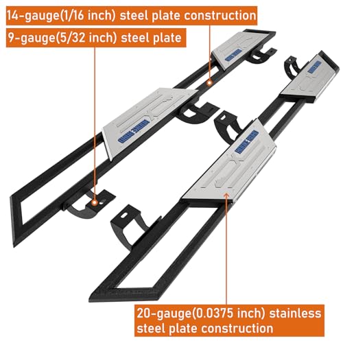 Estribos Rock Slider para Jeep Wrangler JL 2018-2026 miniatura 5