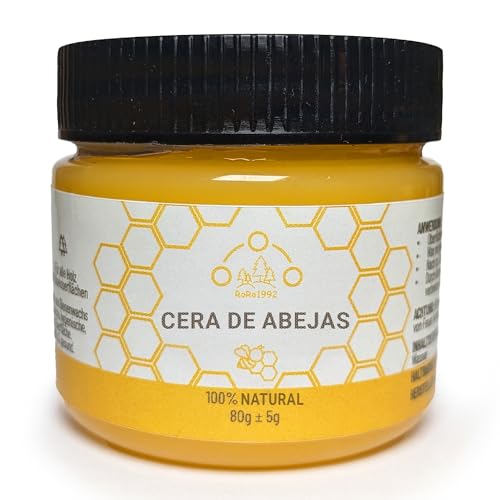 Cuidado de muebles Cera de abejas Cuidado de la madera natural Cera para muebles Incolora para el cuidado de muebles y protección de la madera para uso interior y exterior Impermeable