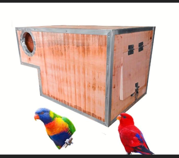 Lorikeet Bird Breeding Box (Wooden) Natural Nest (B09QZQPGND) Amazon Price History, Amazon Price Tracker