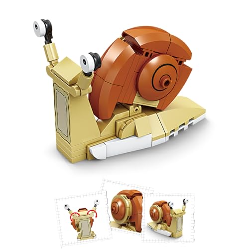 Image of Mini Insect Building Blocks Toy Insect Collection Building Block Set Insects Collection Building Blocks Bugs Toy Building Sets for Kids 6+ (Snail)