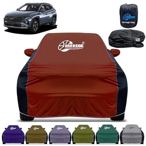 Image of Car Cover for Hyundai Tucson All-Weather & Scratch Protection with Mirror & Antenna Pockets | Washable Fabric | Custom Fit | Premium Multicolor | We Send Any One Color from Showing Image