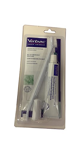 Virbac Hunde-Zahnpflege Set – Zahnbürste, Zahnpasta & Fingerling Für Gesunde Zähne