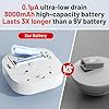 Hilmon Smoke Alarm Fire Detector,Battery Operated Photoelectric Smoke Detector with Test Button and Low Battery Warning, Fire Alarms Smoke Detectors for Home, 6 Pack #3