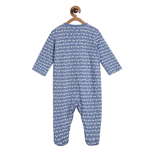 Image of miniklub Unisex Infants Pack of 2 Multi-Coloured Printed Sleepsuits