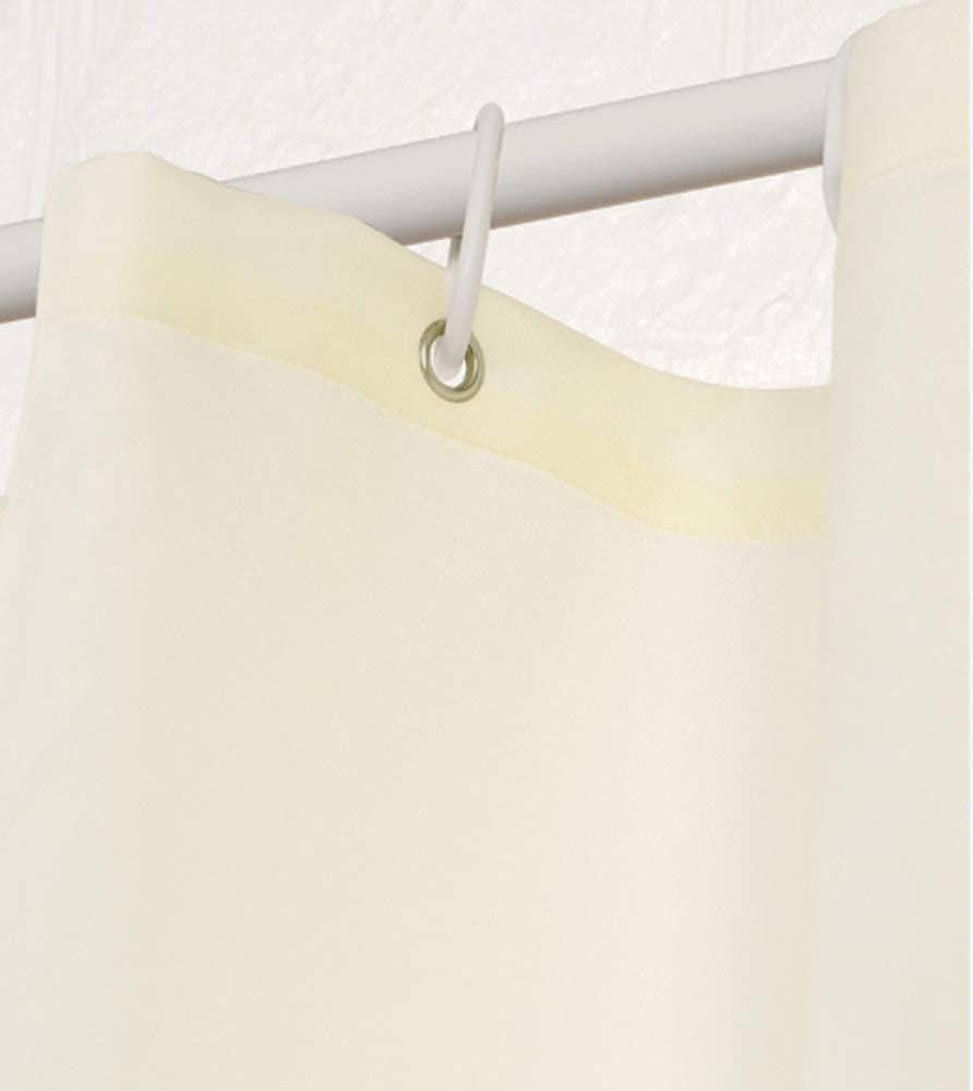 Rideau de Bain Long avec Rideau de Douche Rideau de Bain imperméable Anti-moisissure et antibactérien pour Salle de Bain Comprend des Anneaux de Rideau Blancs Rideau de Douche en t