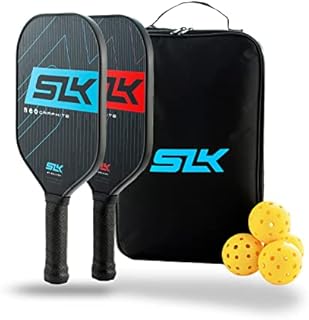 SLK by Selkirk Pickleball Paddles | Featuring a Multilayer Fiberglass and Graphite Pickleball Paddle Face | SX3 Honeycomb Core | Pickleball Rackets Designed in The USA for Traction and Stability