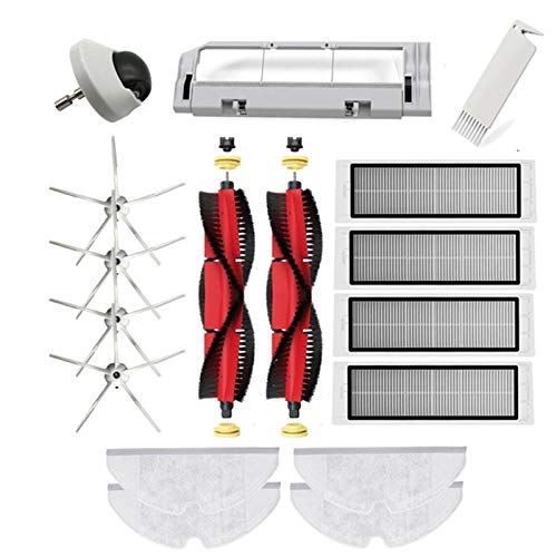 Ganzes Set Zubehör für S5 max / s6 max / s6 maxV / s6 Reiner Roboter-Staubsauger waschbarer Hauptseite Bürstenfilter Mopp,C