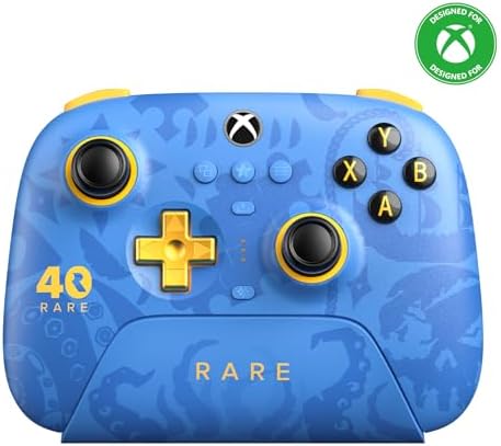 8BitDo Ultimate 3-mode Wireless Controller for Xbox, Hall Effect Joysticks, Pro Back Buttons, Compatibility with Xbox Series X|S & Xbox One, Apple, Windows PC & Android - Rare 40th Anniversary Edition