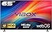 Vibox 65" 4K LED Smart TV | WebOS | 3x HDMI, 2x USB | Wall Mount Compatible | Gesture Remote with Streaming Controls