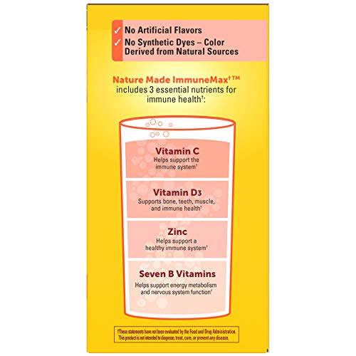 Nature Made 4099 Immunemax Fizzy Drink Mix, With Vitamin C, Vitamin D, And Zinc Supplement thumb #4