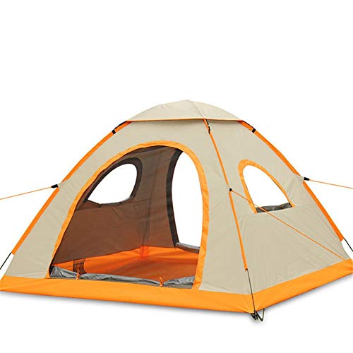 Tente camping hydraulique 3 personnes imperméable randonnée or