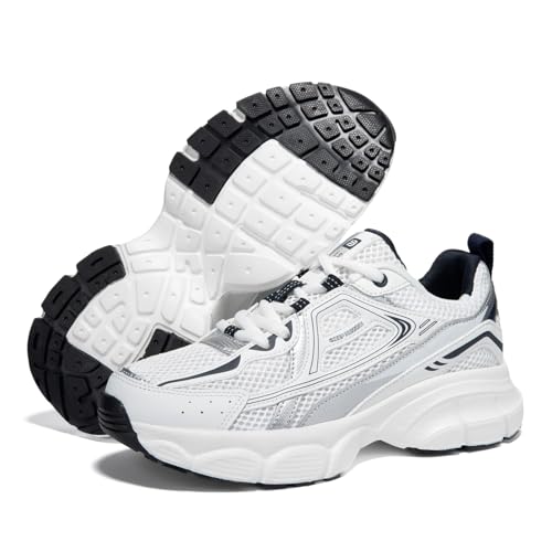 BAASPLOA Women's Chunky Fashion Sneakers Casual Sports Shoes Mesh Breathable Athletic Gym Workout Tennis Shoe Platform Thick Walking Shoes - Image 7