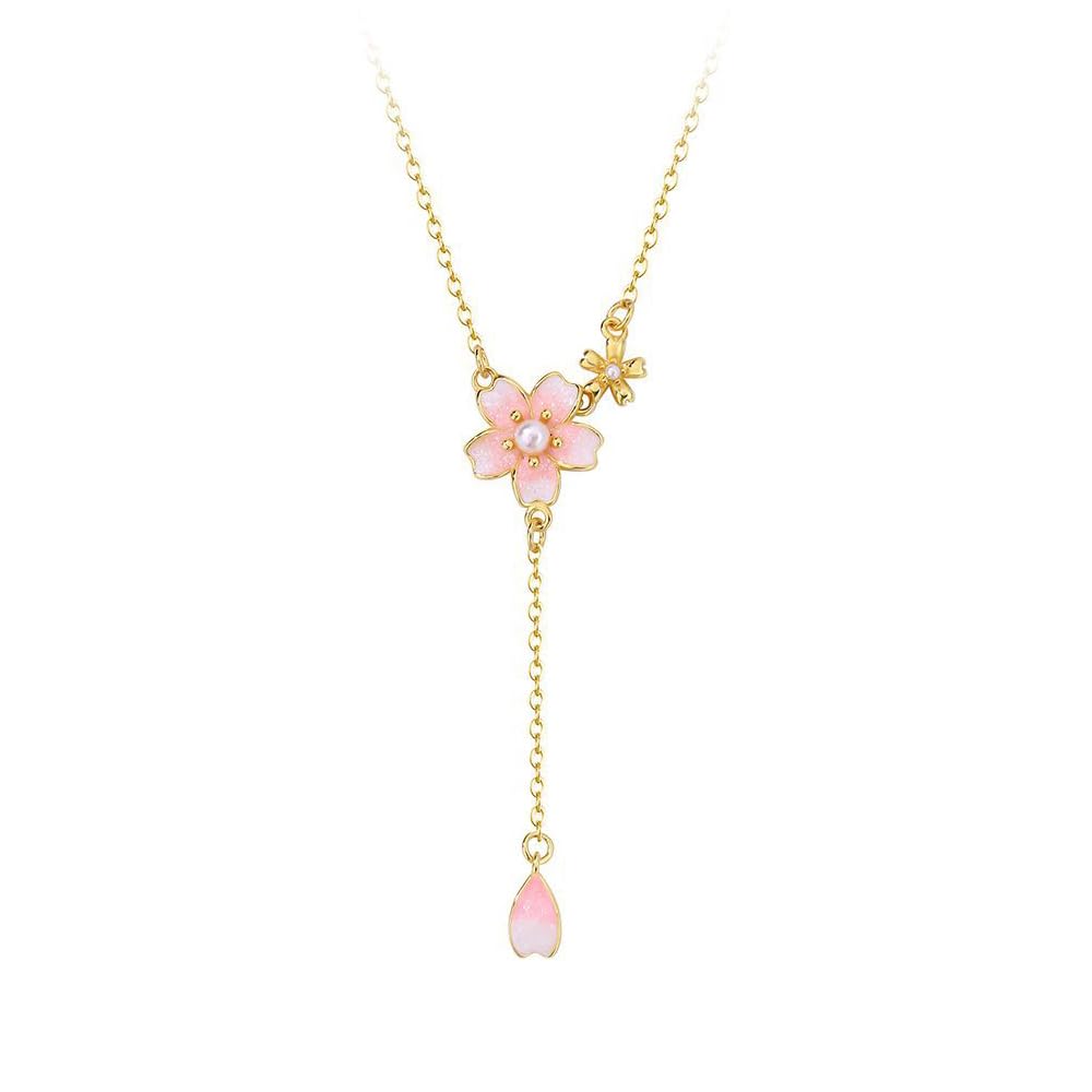 Amazon | [K.L.Y] ネックレス レディース 人気 桜 シルバー925 