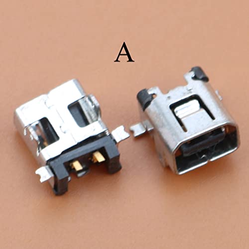 Image of for Nintendo DSi NDSi XL LL Power Jack Connector Charging Port Jack Socket Replacement 2pcs Pack (A Style)