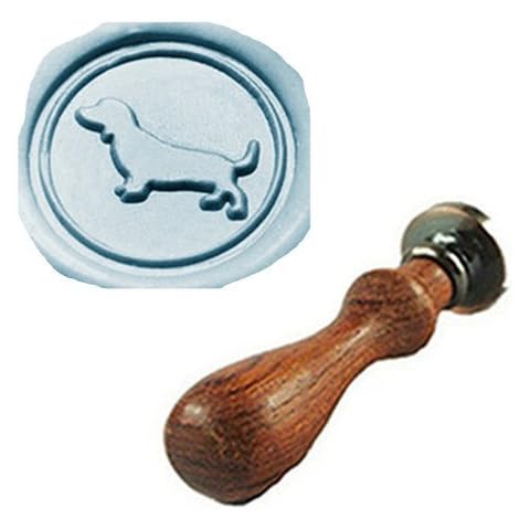 Kit de sello personalizado de perro salchicha para invitaciones de boda Cover