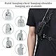 Radio Walkie Talkie Holster Walkie Talkie Pouch Case Radio-Gürteltasche Universal-Funkhalter Radio-Tasche Tasche Zwei-Wege-Funktasche mit verstellbarem Schultergurt MSC-20A Schwarz, 1 Stück Msc-20a